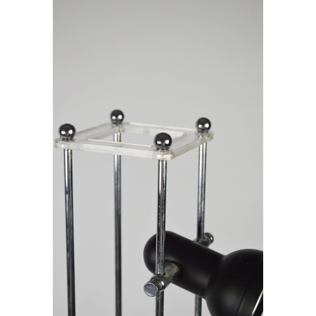 Black Floor Lamp, 1980s For Sale - Image 8 of 10