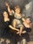 Wood 19th Century American Art Oil Painting of Three Girls For Sale - Image 7 of 13