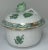 Late 20th Century Herend Hungary Chinese Bouquet Green Vintage Porcelain Lidded Box For Sale - Image 5 of 12