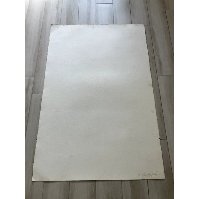 Paper Rupert Jasen Smith Large Original Screenprint Augmented With Diamond Dust, Signed, #7/25, 1981 For Sale - Image 7 of 14