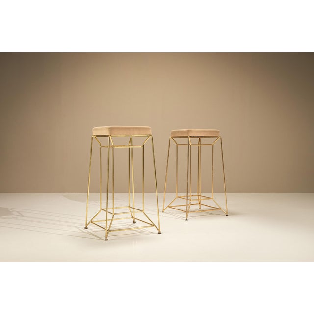 Bar Stools attributed to Dolce & Gabbana, Italy, 1980s, Set of 2 For Sale - Image 6 of 11