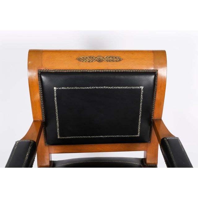 Antique 19th Century Empire French Desk Chair For Sale - Image 4 of 16