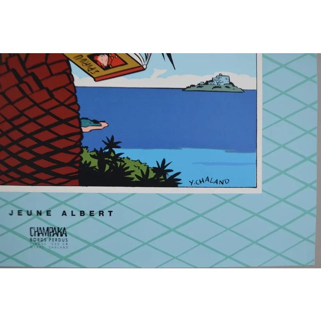 Yves Chaland, Le Jeune Albert en vacances, 1992, Screen Printing For Sale - Image 6 of 7