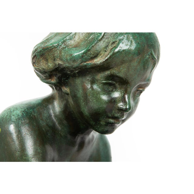 Early 20th Century American Bronze Sculpture Fountain “Undine” (1914) by Edward Berge For Sale - Image 5 of 18