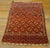 1880s Red Ruby Geometric Tribal Antique Baluch Turkmen Rug 2' 7'' X4' 0'' Knotted Wool Carpet For Sale - Image 9 of 9