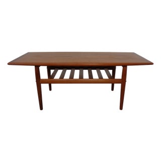 Teak Coffee Table by Grete Jalk for Glostrup, Denmark, 1960s For Sale