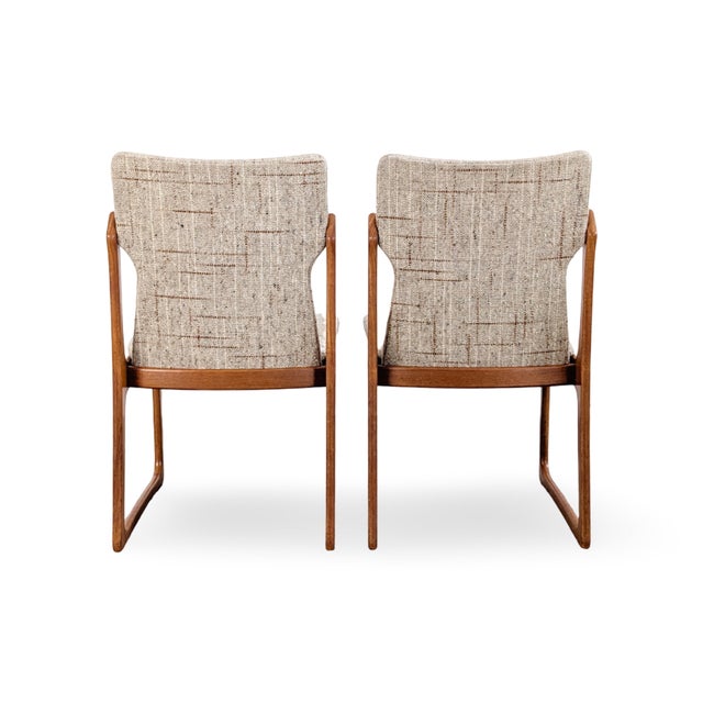 Wood Vintage Danish Teak Chairs from Vamdrup Stolefabrik, Set of 2 For Sale - Image 7 of 12