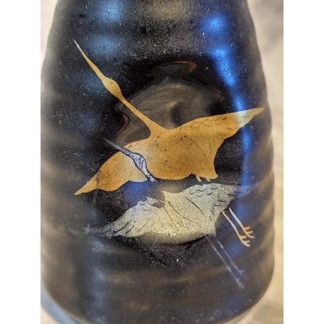 1990s Japanese Studio Pottery Saki Vessel For Sale - Image 12 of 13