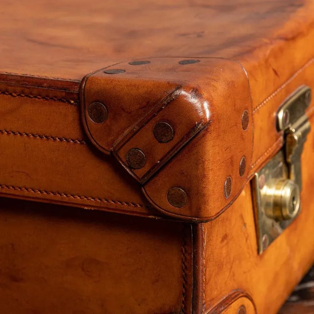 Brown Edwardian Dressing Case with Silver Accessories by Walker & Hall, 1928 For Sale - Image 8 of 18