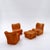 Mini Doll Furga Chairs and Ottoman for Lucia Furniture, Italy, 1960s, Set of 4 For Sale - Image 3 of 9