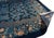 1920s Blue Foliate Antique Chinese Peking Rug 9'x11' 11" Handknotted Wool Carpet For Sale - Image 9 of 12