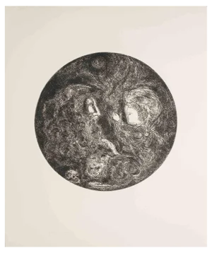 Gianpaolo Berto, Moses, Etching, 1974