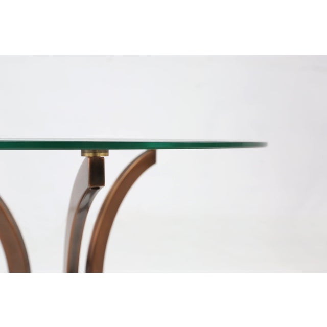 Hollywood Regency Side Table from Belgo Chrom, Belgium, 1980s For Sale - Image 4 of 12