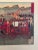 A Japanese woodblock triptych from the Meiji period. "Imperial Phoenix Carriage Leaving the Palace (Nishinomaru tenkyo...