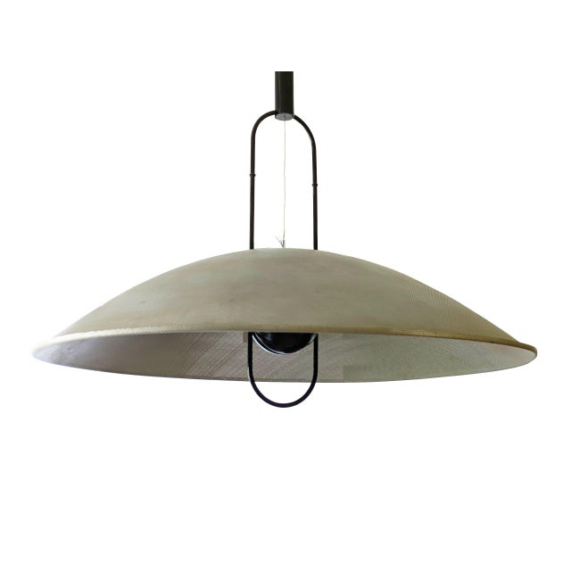 A rare artemide "macumba" model pendant lamp, designed by orni halloween (ernesto gismondi) and produced in the 1970s....