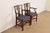 Baker Furniture Company Baker Furniture Style Georgian Carved Mahogany Armchairs, Pair For Sale - Image 4 of 11