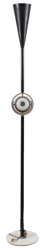 Polyphemo Floor Lamp by A. Lelii for Arredoluce, 1956