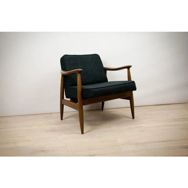 GFM-87 Armchair by Juliusz Kedziorek for Gościcińskie Furniture, 1960 For Sale - Image 10 of 10
