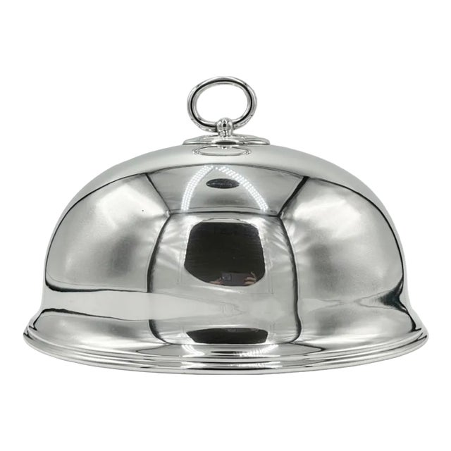 Antique Atkin Brothers Sheffield Silverplate Meat Dome Cover Cloche For Sale