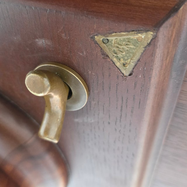 Jonathan Charles Regency Crotch Mahogany Non-Extendable Dining Table For Sale - Image 13 of 13