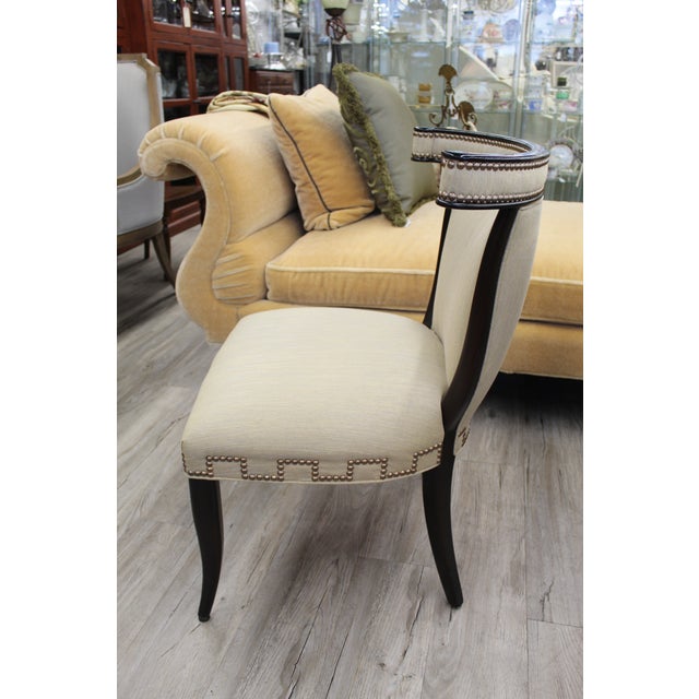 Champagne Ferguson Copeland, Ltd. Vienna Side Chairs - a Pair For Sale - Image 8 of 13