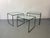 Modernist Italian Steel and Glass Set of Nesting Tables, 1970s, Set of 3 For Sale - Image 9 of 9