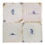 18th Century Set of Four Delft Tiles, Earthenware For Sale
