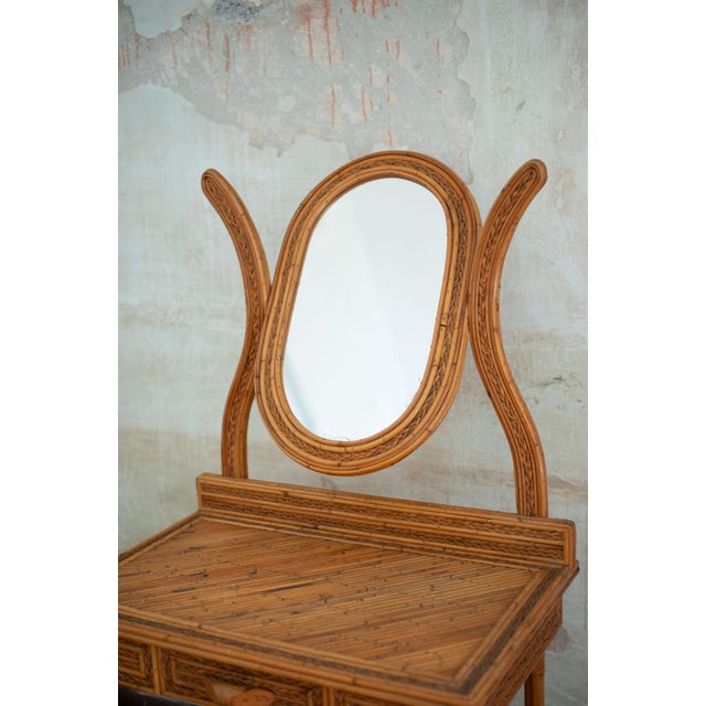 Wood Antille Series Dressing Table by Purini and Mariani, 1980s For Sale - Image 7 of 11
