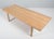 Illum Wikkelsø coffee table in solid soap treated oak. Made by Mikael Laursen, Aarhus. This piece is attributed to the...