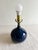 Ceramic 1960s Mid-Century Modern Lotte and Gunnar Bostlund Table Lamp, Ultramarine Blue For Sale - Image 7 of 9