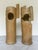 Vintage Pair of Wabi-Sabi Organic Studio Pottery Vessels For Sale - Image 9 of 12