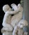 Antique Italian Carved Marble Fountain Depicting Putti Wrestling a Dolphin For Sale - Image 9 of 13