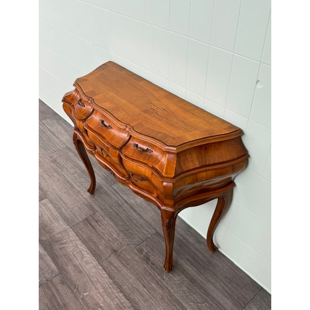 1950s Baroque-Style Console Table with Six Drawers, 1950s For Sale - Image 5 of 18