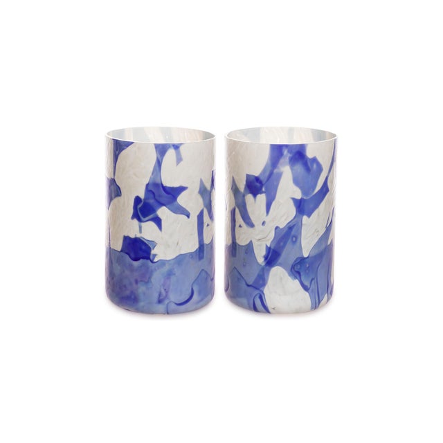 The Nougat Collection is another result of our tests with Murano blown glass. The patterns on these vases and glasses,...