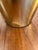 Rare Pair Solid Brass Cone Cylinder v Shaped Table Lamps – Mid Century Modern 1970s New Shades Set of 2 For Sale - Image 9 of 11