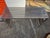 Beautiful vintage Mid-Century Modern chrome slat console table/bench in the style of Milo Baughman, featuring a striking...