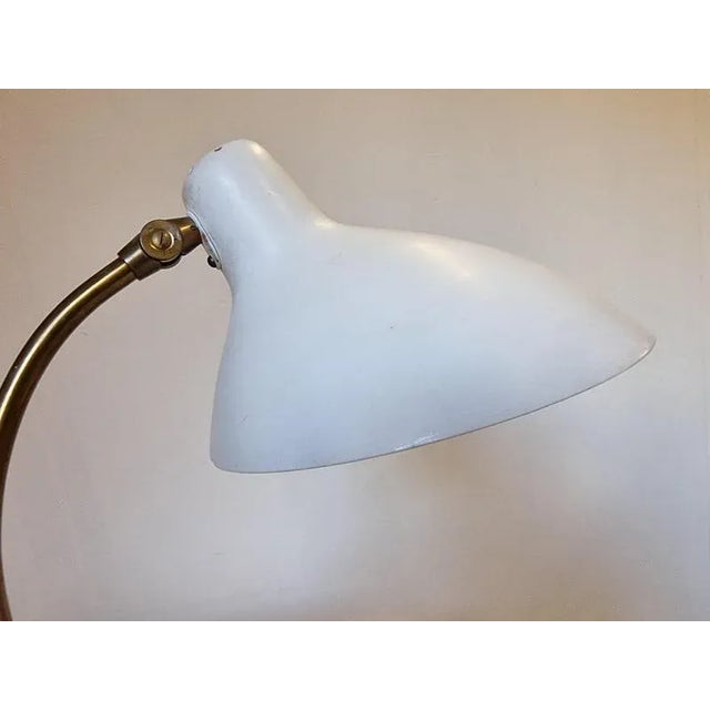 Scandinavian Modern Brass Table or Desk Lamp by Harald Notini for Böhlmarks, 1950s For Sale - Image 4 of 14