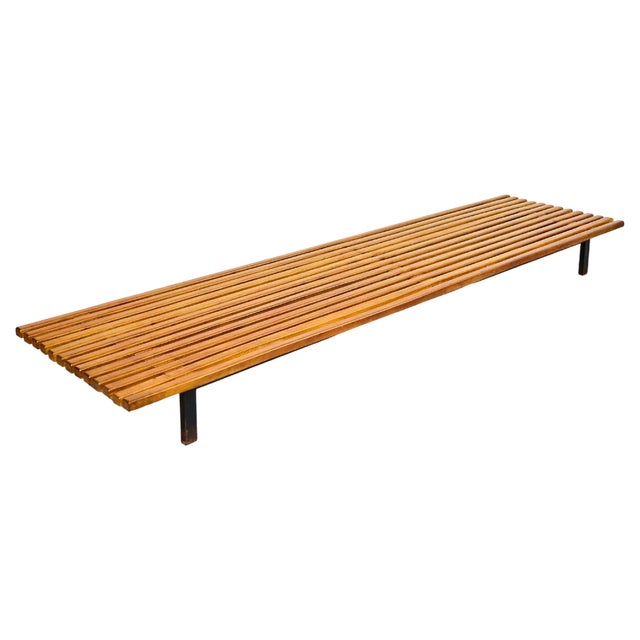 Vintage Cansado Bench by Charlotte Perriand, 1950 For Sale
