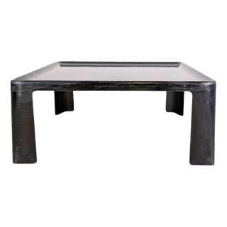 Mid-Century Black Coffee Table by Mario Bellini for C&B Italia For Sale