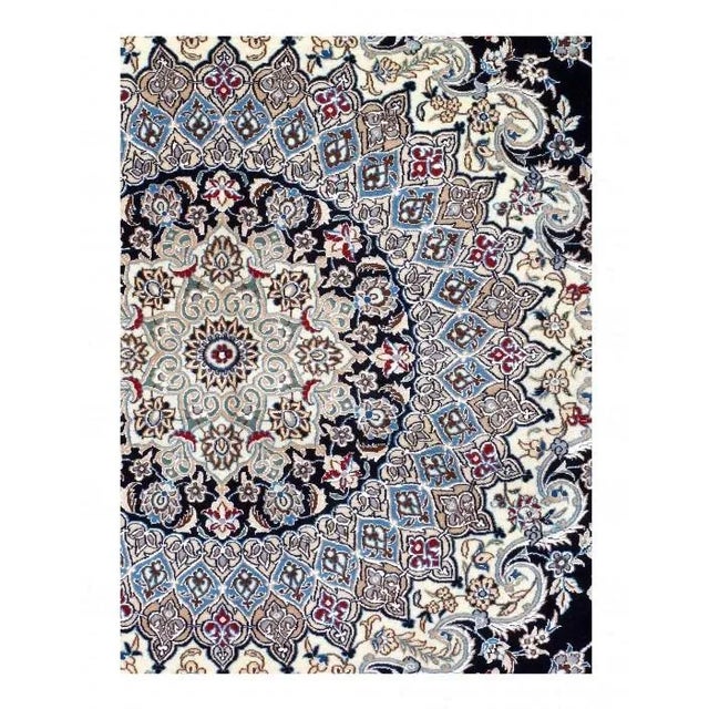 Traditional 2020s Persian 6 L Nain Habibian Wool & Silk Rug For Sale - Image 3 of 4
