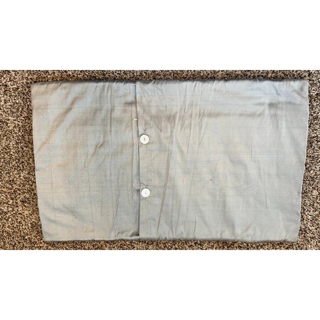 Mid-Century Modern Oly Studio Quilted Silk Pillow Cover For Sale - Image 3 of 4