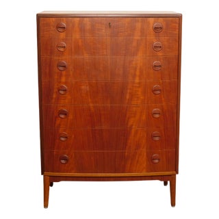 Vintage Danish Teak Chest of Drawers For Sale