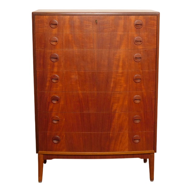 Vintage Danish Teak Chest of Drawers For Sale
