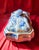 Ceramic Canton Export 39.5" Circumference Hand Painted Blue & White Koi Tureen or Catchall Casket of 20th Century For Sale - Image 7 of 12