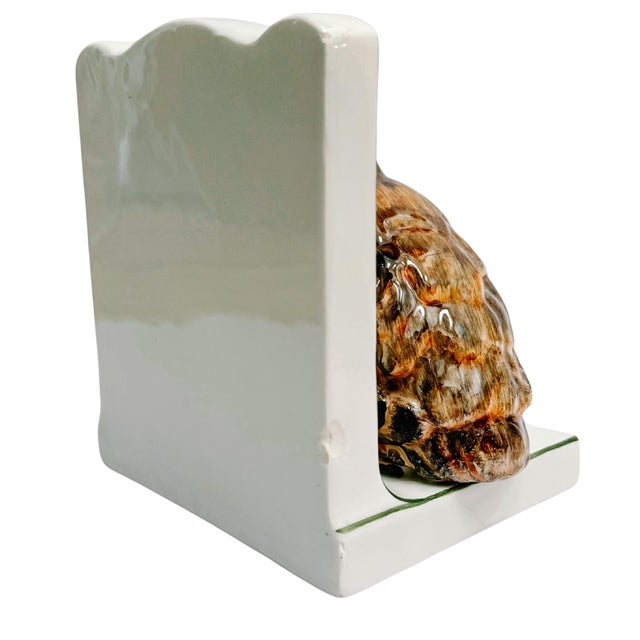 Vintage Nora Fenton Italian Porcelain Quail Bookends - A Pair For Sale - Image 9 of 10