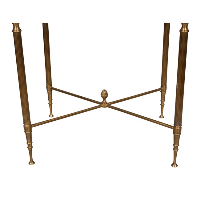 Nesting Vintage Brass Tables - Set of 3 For Sale - Image 11 of 12