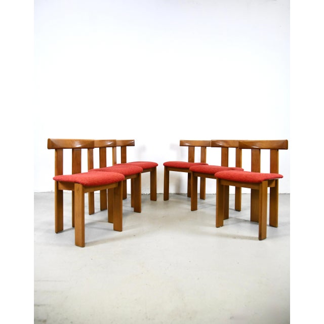 Vintage Dining Chairs by Luigi Vaghi, 1960s, Set of 6 For Sale - Image 9 of 9