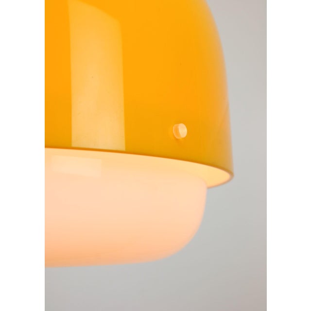 1970s Space Age Yellow Medusa Floor Lamp by Luigi Massoni for Guzzini, 1970s For Sale - Image 5 of 18