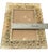 Wood Vintage Lucite & Bamboo Slice Picture Frame for 5"x7" Picture – Crespi Organic Modern / Coastal Style For Sale - Image 7 of 8