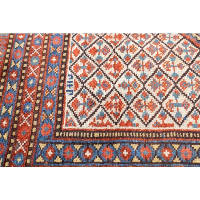 Antique Qashqai Rug 4'7'' x 6'3'' For Sale - Image 11 of 12